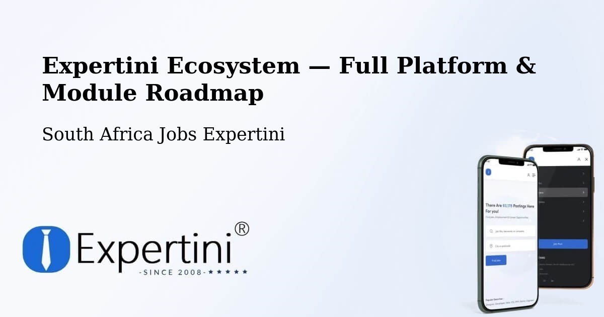 Expertini Ecosystem — Full Platform & Module Roadmap – Lansdowne